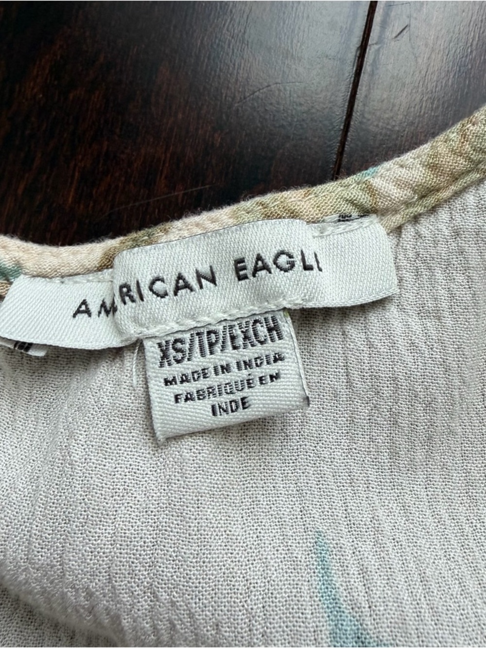 American Eagle Women's Romper Floral, Size XS CottageCore Soft Prairie Romantic - Picture 8 of 9